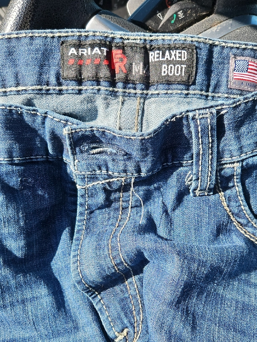 Ariat Men's Relaxed Boot Jeans - Indigo Blue